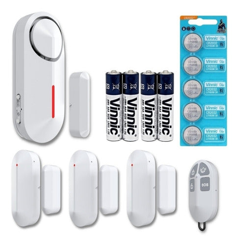 Governor Safe-100 Mini Alarm System + 2 Extra Sensors + Batteries 0