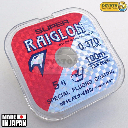 Raiglon Super Nylon 0.37 Mm Fluorocarbon Line 1