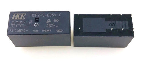 Rele 5v Doble Inversor 8a 250vac Relay Hcp2-s-dc5v-c 1