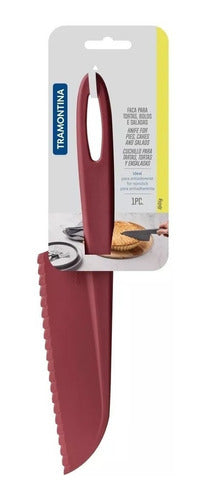 Tramontina Nylon Cake Knife Ability Red 0