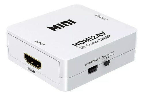 SP Convertidor De Hdmi A Rca Av- Conversor Hdmi-av Adaptador 3