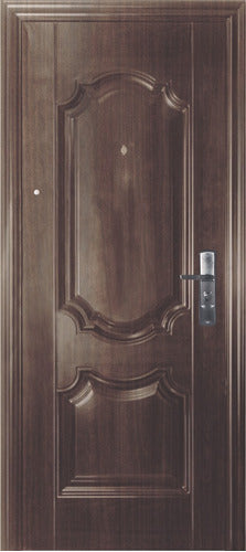 Waluminio Semi-Blind Double Steel Front Door 0