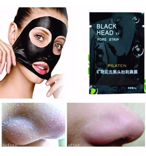 Blackhead Remover Pilaten Face Mask - Acne Cleansing Mask $ - Mascara Pilaten Limpiador Facial Antiacne Punto Negro $