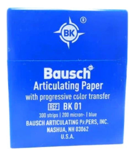 Bausch Articulating Paper X300 Sheets 200 Microns 1