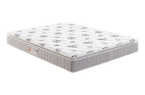 Anj Colchon Pilow Top Visco Memory Foam Espuma 1 Plaza Y Media 0