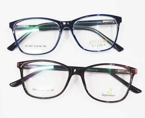 STTEEBY Medium Frame Glasses with Flex Temple 0