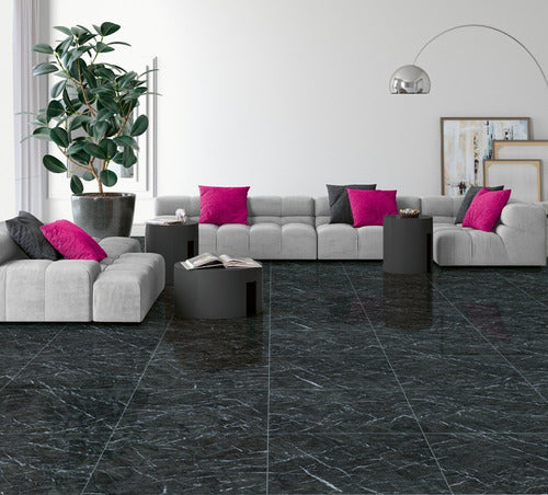 Cecafi Polished Rectified Montilla 74x74 Grey Green Ceramic 2