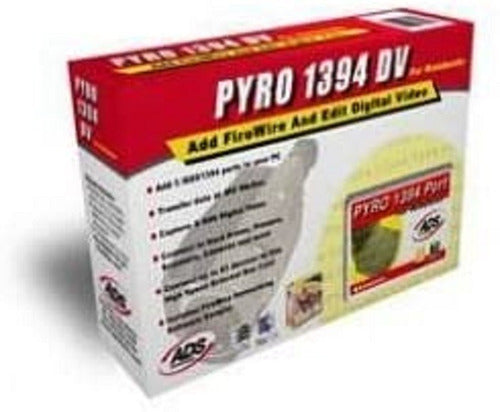 ADS Tech Pyro Dual 1394DV FireWire Card for Notebook 0