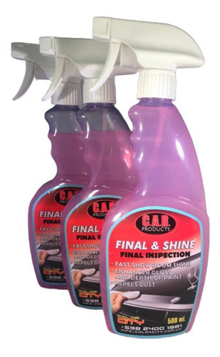 Final Shine Quick Detailer Liquid Wax + Microfiber 500ml H6 0