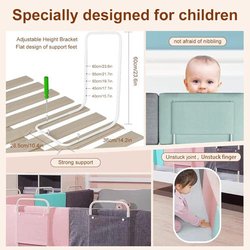 OCBAiLi Bed Rail for Small Children 2