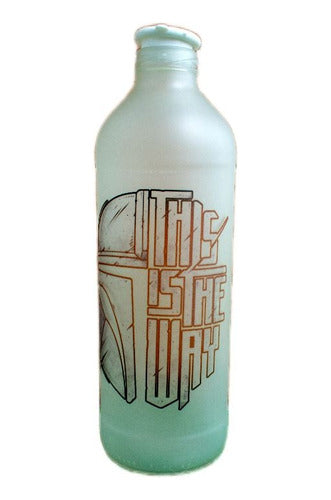 Ragnarok Glass Matte Bottle 1000cc Mandalorian Star Wars 0