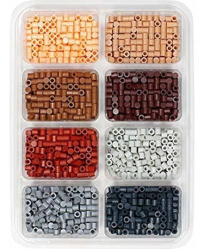 Perler Neutral Colors Caps Bead Tray, 2000pcs 2