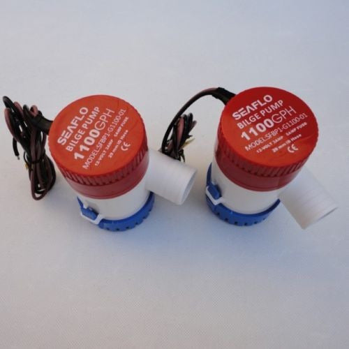 2pcs 1100gph 12v 2.5a Sumergible Marine Boat Bomba De Sentin 1