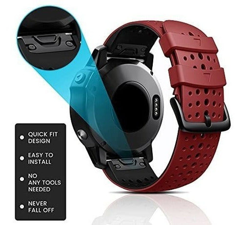 Notocity Malla Para Garmin Fenix 3 / 5x / 6x / Delta Px Br 2