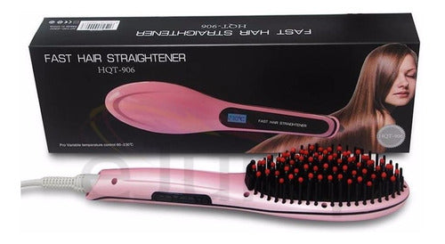 Fast Hair Straightener Planchita De Pelo Cepillo Alisa Saca Frizz 6