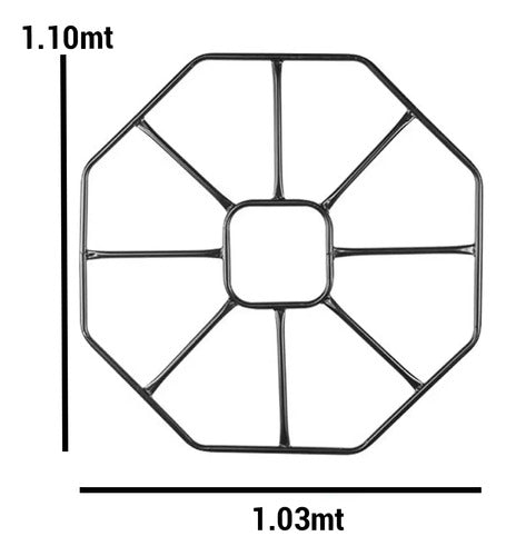 Base De Tanque Para 1000 Lts P 1