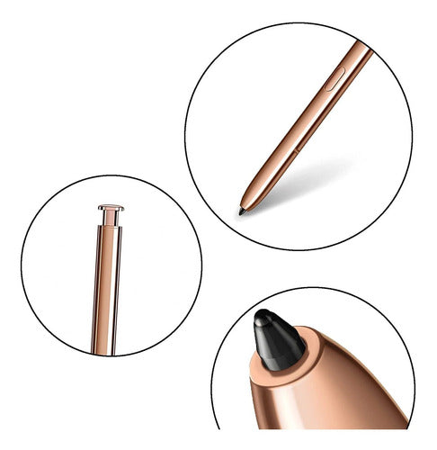 PCTC 2 Pack Galaxy Note 20 Replacement Pen Mystic Bronze 3