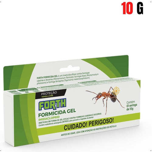 Forth Formicida Gel - Seringa 10g - C/ Trava De Segurança 2