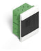Genrod Eco 4-Module PVC Flush Mounting Electrical Box IP30 0