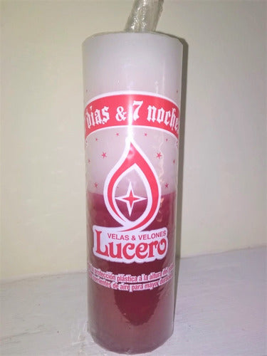 Lucero Velones 7 Días Y 7 Noches Combinados, Rojo/verde 3