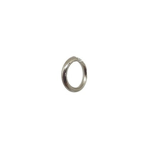 500g Nickel Color 6mm Joint Rings Pack of Approx 5000 Units - Metal Craft Supply 0
