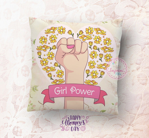 Plantillas Almohadones Dia De La Madre Girl Power Sublimar 5