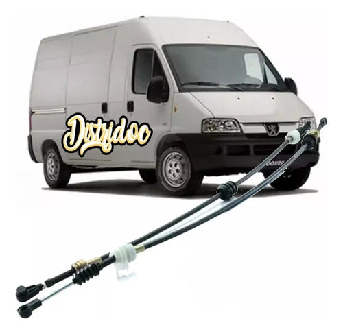 Juego Cables De Selectora Peugeot Boxer Ducato 2.5 2.8 99/02 0