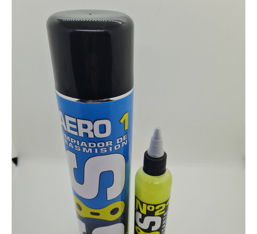 SIS Aero 1 Transmission Cleaner Kit + SIS 100ml Lubricant for Bicycles 3