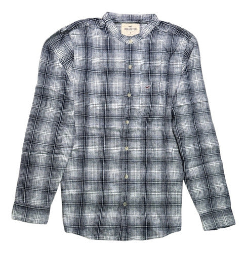 Hollister By Abercrombie Mao Collar Shirt 0