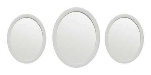 Set of 3 Modern Nordic Decorative Mirrors 0