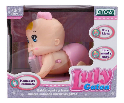 Ditoys Luly Doll Crawls, Laughs, Cries, Lights, and Sounds 7