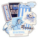 GyA Stickers Sticker Vinilo Autoadhesivo Futbol Racing Club Pack X10 0