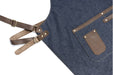 VAROS Alcalá Personalized Denim Apron with Leather Accents 5