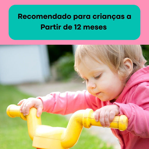 Triciclo Infantil Pink Pet Rosa 3x1 +12 Meses 30kg Xalingo 4