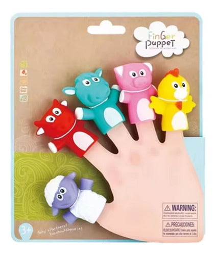 Funny Land Finger Puppets Animal Friends - Perfect for Bathtime Fun! 1