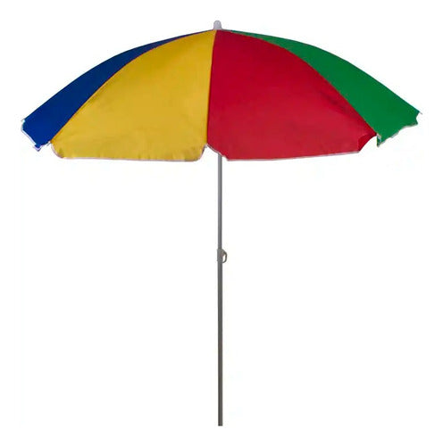 HB Large Beach Umbrella with UV Protection 3