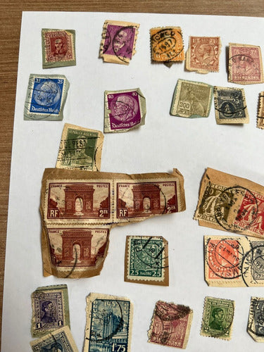 Colección De 40 Sellos Antiguos E 7