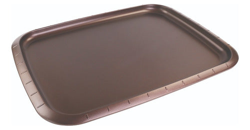 Selecta Oven Plate Steel 48x32.4x2cm Thickness 0.4mm Assorted 0