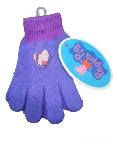 MODA FLOW Peppa Pig Winter Gloves for Kids 2