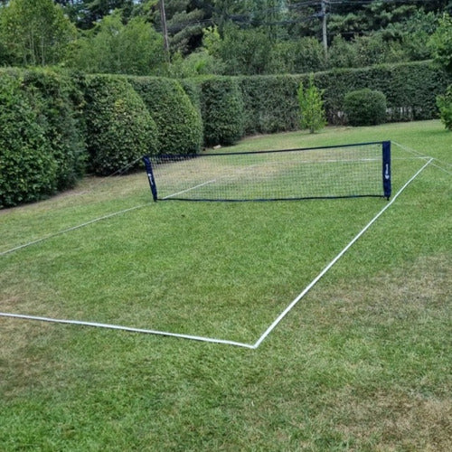 Football Tennis Court with Stakes 4.0 + Marking Tapes + Nassau Ball 8