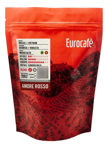 Eurocafé Café De Especialidad Amore Rosso 250g 0