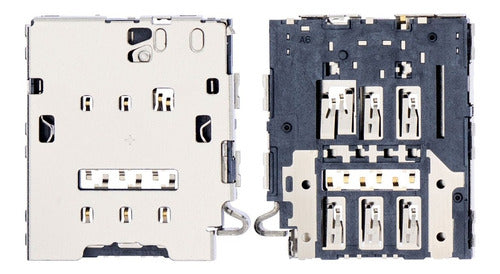 Samsung Slot Lector Porta Sim Para S6 G920, S6 Edge + G928 0