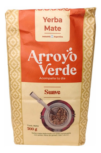 Arroyo Verde Smooth Yerba Mate 500g x6 Pack 0