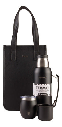 Terrano Set Matera + Termo 1lt + Mate C/tapa 4