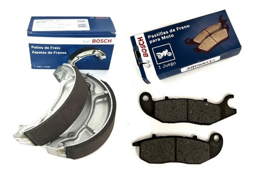 Bosch Brake Kit Zapata + Pastilla Honda CG Titan 150 New 0