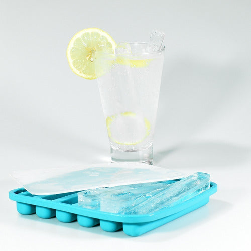 Silicosas Ice Tray 6 Silicone Ice Sticks with Hermetic Lid 2