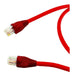 Kit 20 Un Cabo De Rede 50cm Cat6 Furukawa Rj45 Vermelho Giga 0