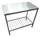 Stainless Steel Work Table 120x55 cm with Shelf 0