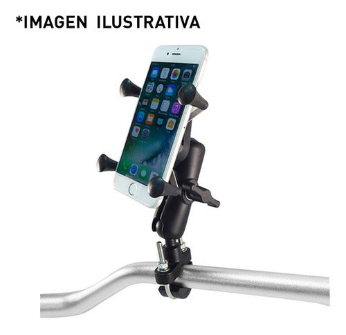 TECH MOTORBIKES Universal Smartphone and GPS Holder for Motorcycle Handlebars 5