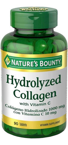 Nature's Bounty Hydrolyzed Collagen with Vitamin C - 90 Tablets 1